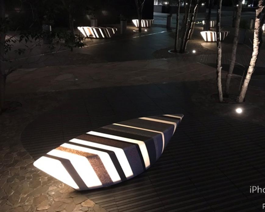 LED boat seat