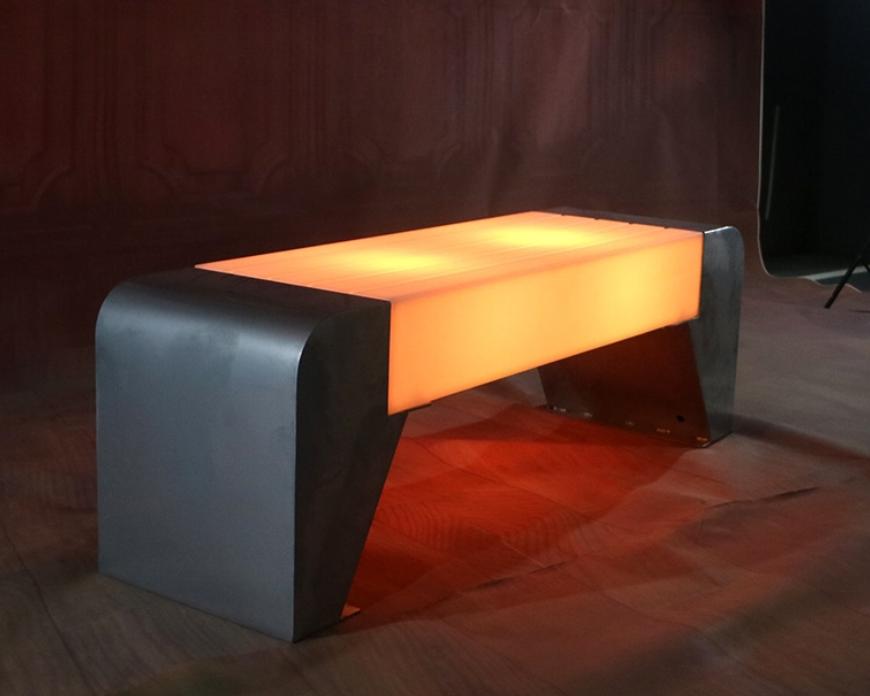 LED park bench