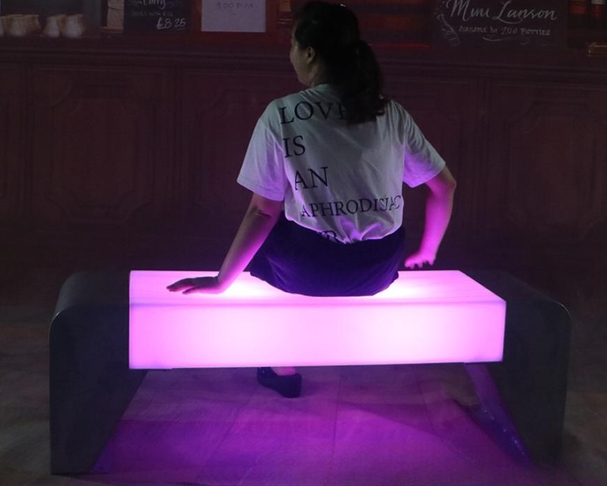 LED park bench