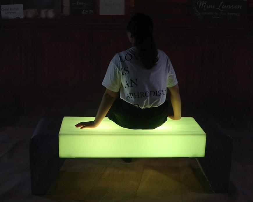 LED park bench