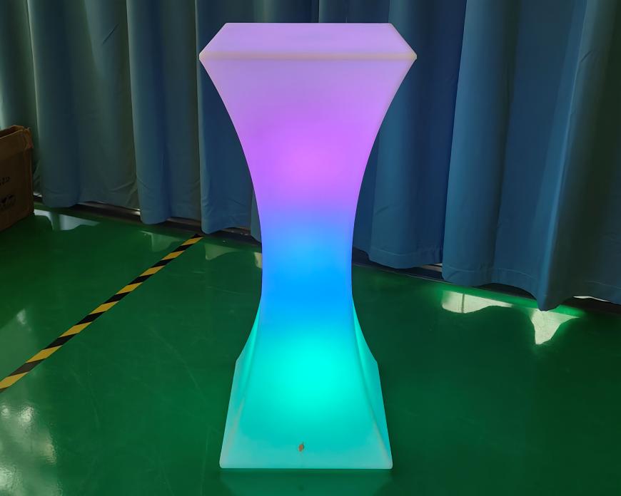 RECTANGULAR LED cocktail table
